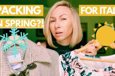WHAT TO WEAR IN SPRING IN ITALY - Make Sure to Pack THESE Items! I Pack for Italy I Italy Travel