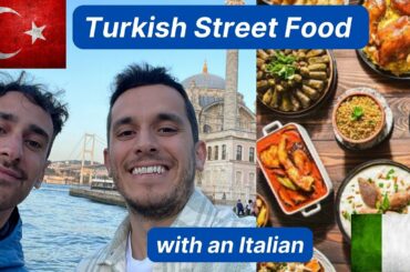ITALIAN TRIES TURKISH FOOD with local guide! | Istanbul Food Tour