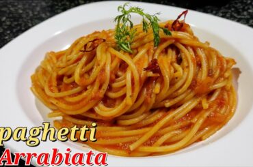 Spaghetti Arrabiata Pasta Recipe - Spicy Italian Pasta Recipe @Rana's Recipe