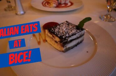 Dinner at Bice | Universal Orlando's Portofino Resort