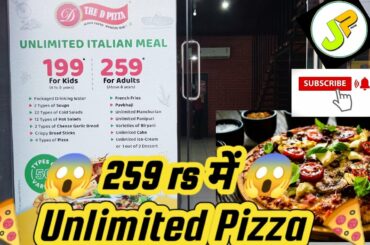Unlimited Pizza  only at 259 rs  | Unlimited Italian Food| Best Pizza | JP Food | Surat