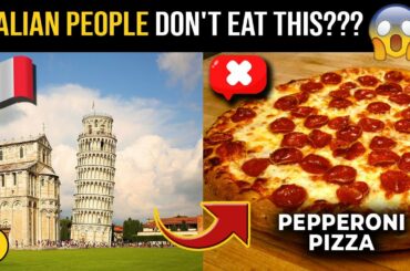 5 ITALIAN FOODS THAT NO ONE ACTUALLY EATS IN ITALY!