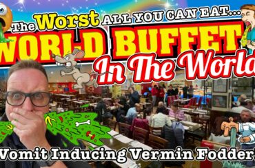 The WORST ALL YOU CAN EAT World BUFFET in The World! VOMIT Inducing RANCID Food! NOT FIT FOR VERMIN!