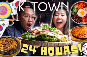 24 Hours Eating in NYC K-TOWN | Koreatown NYC Food Tour (Korean BBQ, Food Gallery 32, Itaewon Pocha)