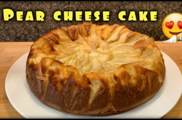 Cooking time with a special guest | Italian Pear cheesecake recipe | Easy and tasty dessert