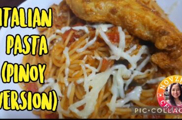 Italian Pasta (PINOY STYLE) | Simple Recipe