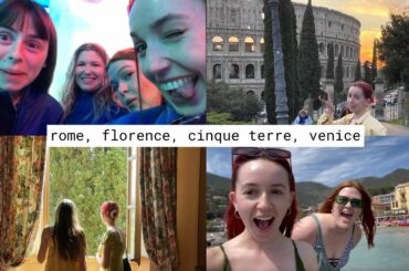 reuniting in italy | drunken wine tour, cooking class, beach day + more!