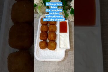 Italian potato crispy bites recipe
