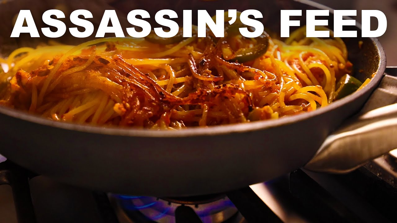 Spaghetti all'assassina (fried pasta, kinda) Spaghetti all'assassina (fried pasta, kinda)