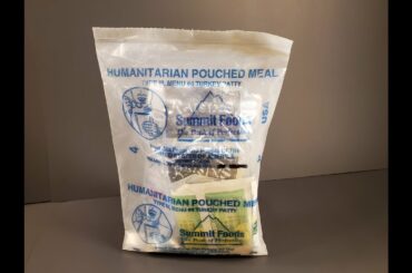 1994 US HPM Humanitarian Pouched Meal Review Turkey Patty MRE Meal Ready to Eat Tasting Test