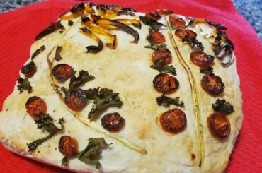 Spring Focaccia Italian Bread... Proljetna Italianska Pogaca