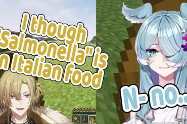 Luca thought "Salmonella" was an Italian food - Nijisanji EN Clips