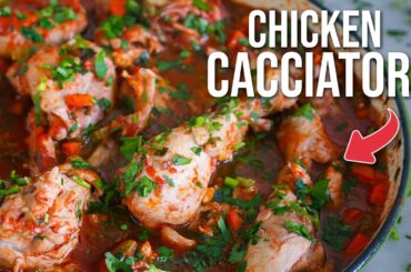 How to Make MOIST CHICKEN CACCIATORE Like an Italian