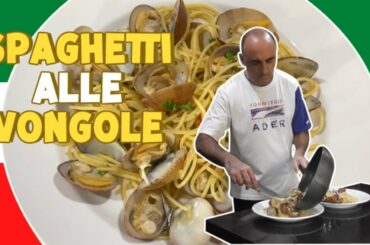 ITALIAN SPAGHETTI ALLE VONGOLE | SPAGHETTI WITH CLAMS IN WHITE WINE SAUCE