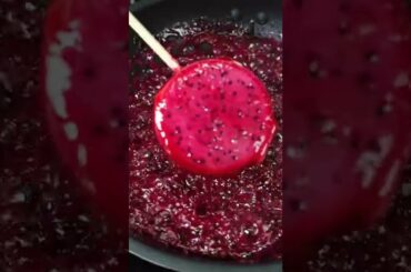 CARAMELIZED DRAGON FRUIT #shorts #asmr
