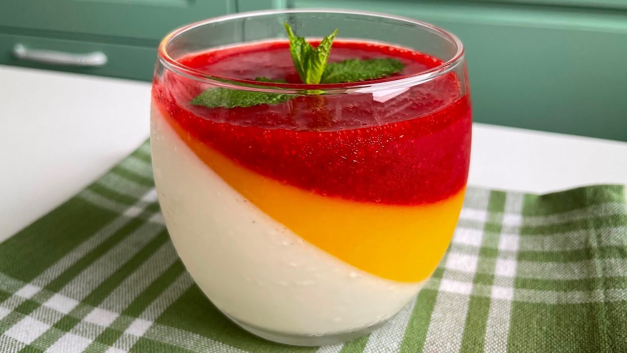 Mango & Strawberry PANNA COTTA | Italian Dessert Panna Cotta Recipe | How to Make Panna Cotta Mango & Strawberry PANNA COTTA | Italian Dessert Panna Cotta Recipe | How to Make Panna Cotta