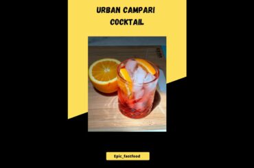 Urban Campari & Soda Cocktail