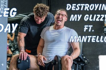 FINALLY HITTING LEGS w/ Anthony Mantello * popped his nut *