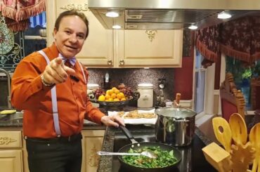 How To Make Delicious Lemon Chicken With Creamy Spinach Over Linguine. But Don't Be Afraid !!!