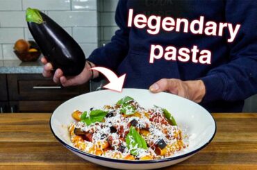This Eggplant Pasta is One of Italy's Most Legendary Pasta