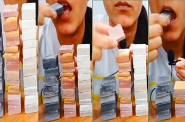 Slate Cubes Eating (White Black Red)