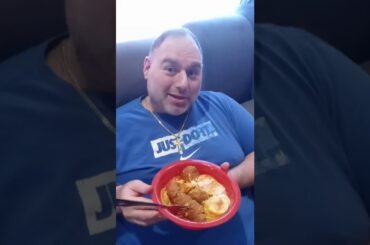 Apefather enjoying a home cooked Italian meal. The wife is a great cook! AMC GME