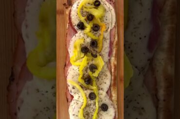 Keto spicy Italian sub sandwich