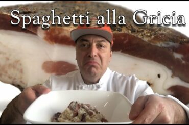 Italian Food Recipe: Authentic Pasta alla Gricia with Chef G.S. Argenti