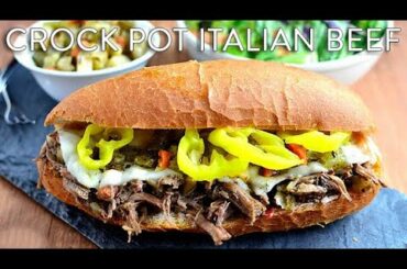 Crock Pot Italian Beef Sandwiches