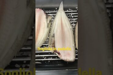 Sogliola in padella ,Italian food .