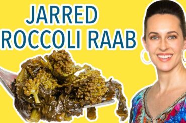 Preserved Broccoli Rabe | Pickled Rapini Recipe