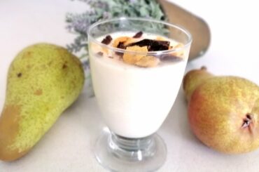Do you have pears? Make this dessert #recipes #desserts#pannacotta #food#milkdessert