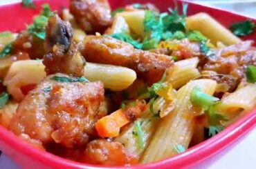 Chicken Penne Pasta Recipe | Indian Style Penne Pasta | Italian food with an Indian Twist