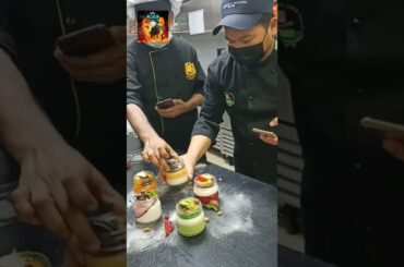 Pastry New Dessert with My Head Chef Chouse Milano Cafe Italian Restaurant at Dhahran Mall Gate 12