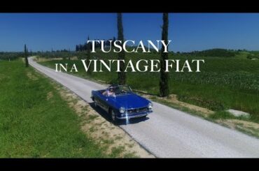 TUSCANY IN A CLASSIC VINTAGE CAR