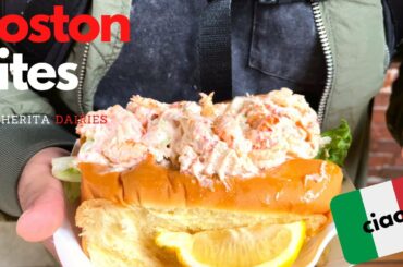 BOSTON ITALIAN Food Tour Ft. INCREDIBLY fresh sushi