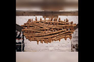 Wine cork art made in Ukraine andmade.