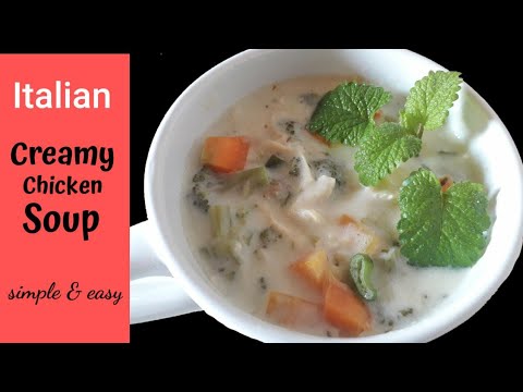 Eid Special Recipe/Italian Creamy Chicken Soup simple & easy #recipes #simplecooking #rannaghar#soup Eid Special Recipe/Italian Creamy Chicken Soup simple & easy #recipes #simplecooking #rannaghar#soup