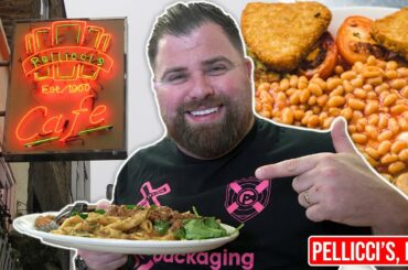 We Review An 100 Year Old Cafe In London - The Legendary Pellicci's | Food Review Club