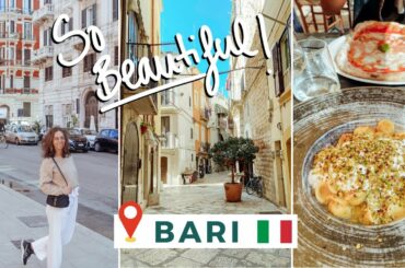 THE MOST UNDERRATED DESTINATION IN ITALY | Amazing Food | Bari Travel Guide Vlog 2022 4K