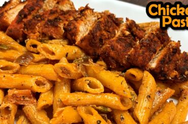 Creamy Chicken Pasta | Chicken Pasta Dinner recipes | Spicy Chicken Pasta