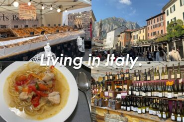 A Day Living in Italy | Cooking 3 meals | Sunday Market |