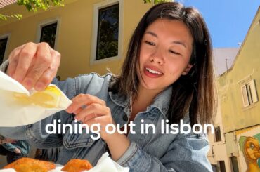 Dining out in Lisbon VLOG | Macanese food, pasta, pulpo in Cascais, tapas