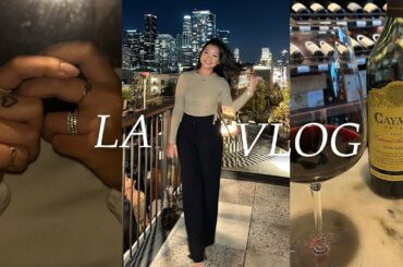 LA DIARIES | dinner wally's santa monica, jewelry district, adding to my ring stack, & parks kbbq