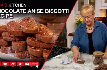 Chocolate Anise Biscotti... a Delicious & Easy to Make Dessert - Lidia’s Kitchen Series