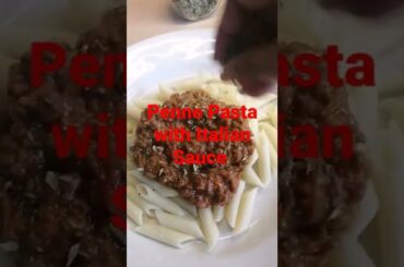 Pasta with Italian Sauce #shorts #asmr #food #pasta #italy