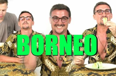 Italian eats Kalimantan food in Indonesia