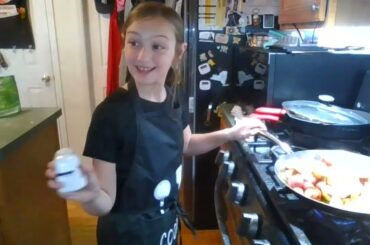 Amy cooking - Italian Roasted Potatoes