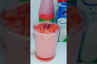 Watermelon Milk Drink recipe | Love Drink recipe #shorts #summerdrinks #drinks #watermelon