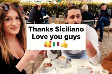 Most famous food in Marsala Sicily Italy Octopus Salad/ Lasagne